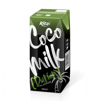 Coco Milk have durian flavour in tin can 330ml